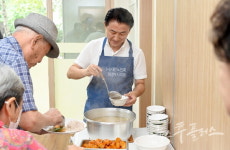 김동근 의정부시장, 경로당 방문 어르신들과 소통