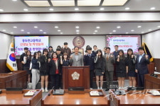동두천시의회, 동두천고등학교 학생들과 의회 견학 프로그램 진행