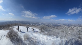 강원 평창 계방산에서 만나는 눈꽃 절경