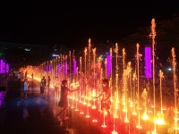 해남군민 광장 음악분수 한여름 행복한 선물