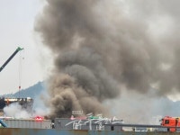 [속보]목포 삽진산단 조선소에 화재 진화 중