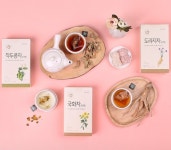 초록마을, 국내산 원료 국화·도라지·작두콩 티백차 3종 출시