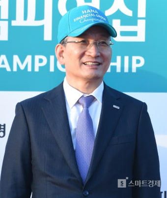 (하나금융그룹 챔피언십)미소 짓는 김상열 KLPGA 회장[포토]