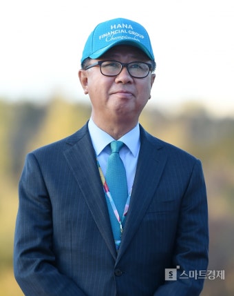 (하나금융그룹 챔피언십)시상식 참석한 대한골프협회 강형모 부회장[포토]