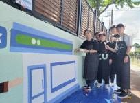 BGF리테일, 아동 안전 벽화 그리기 봉사활동 재개