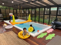제주도 독채펜션 애월읍 아띠꼬망, 대가족 수용할 수 있는 휴식공간과 키즈 풀빌라 선보여