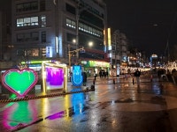 [포토뉴스] 서울의 5대 벚꽃명소 중 하나, 합정역 5번 출구 홍대솔내길