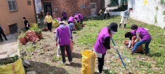 보수동 사랑애 봉사단  동네 환경 정비