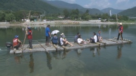 정선군 여량면 뗏목축제, 수해로 전면 취소