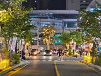 회룡역 문화의거리에 야간 경관 조명 설치 