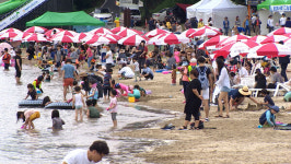 창원 광암해수욕장 폐장…6만 6천여 명 다녀가