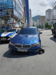 시내 도로에서  30cm, 폭 1m 땅꺼짐 현상 발생, 긴급 보수