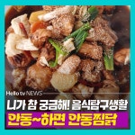 [카드뉴스] 니가 참 궁금해! 음식탐구생활 : 안동찜닭