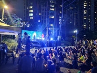 걸포동 아파트 주민들, 입주 기념 바자회 행사