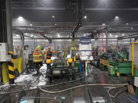 정관산단 철강공장 불…기계과열 추정