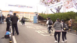 한파 없었던 경남…결전의 날 수능