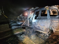 진도서 차량과 비닐하우스 화재…원인 조사 중