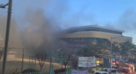 전주 양현고등학교 급식실서 불…조리원 등 3명 이송