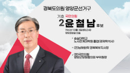 경북도의회의원 재보선 영양군선거구 후보 2명 맞대결