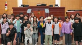 부안백산초, 전북자치도의회에서 모의의회 열어