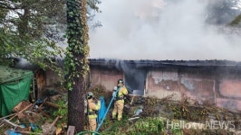 주말 새벽 부산 사하구 한 공장서 불…2시간 만에 진화