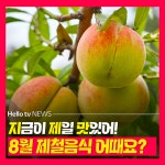 [카드뉴스] 지금이 제일 맛있어! 8월 제철음식