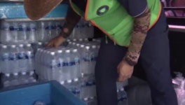 폭염에 노점상 어려움 가중…남원서 얼음물 나눔