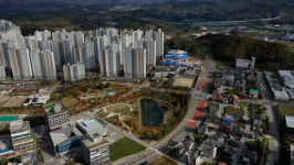 원주기업도시에 어린이 나무놀이터 조성