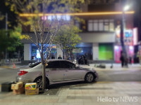 음주운전 60대 운행 중 가로수 들이받아