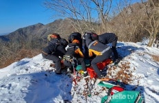 남원서 60대 등산객 추락…헬기로 구조