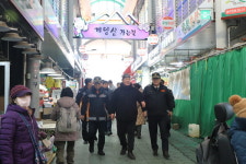 계양소방서, 계양산 전통시장 안전 관리 실태 점검