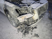 부천 작동서 달리던 SUV 차량 화재…인명 피해 없어