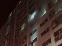경산 백천동 아파트 화재… 2명 중상