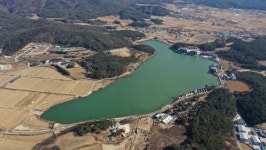 경주 천북면 성지 저수지 둘레길 준공