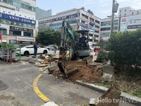 부산시설공단, 해운대 장산역 공영주차장 출구 추가 조성