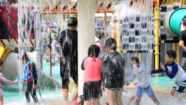 원주시, 공원 물놀이장·바닥분수 개장