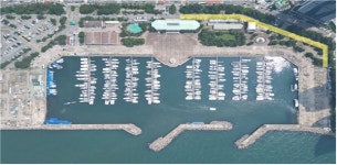 부산 수영만 요트경기장 주차장 단계적 폐쇄…재개발 공사 본격화