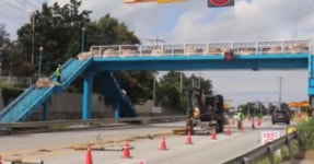 교통사고 유발 고창 신림육교 철거