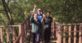 임실군 옥정호 천리길 행복걷기 성황