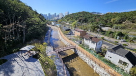 일광신도시~일광도서관 잇는 삼성천 산책로 전면 개통