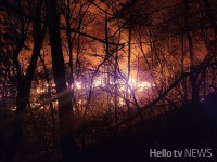 [속보] 기장읍 청강리 공장 화재로 연화터널 입구~기장방향 전면 통제 중