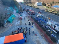 [사진] 기장 청강리 산불 진화 현장…13시간 동안의 고군분투