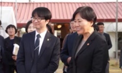송미령 농식품부 장관, 김제 다시온 마을 방문