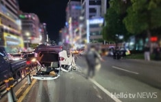 부산 연제구 연산교차로서 신호 무시 좌회전하다 쿵