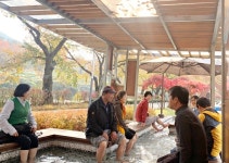 충주수안보, 뜨끈뜨근한 야외 족욕체험 강추