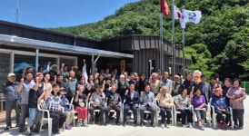 영동군 학산면 도덕리 경로당 준공식 개최