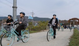 영동군 심천면 파랑자전거길 힐링 로드 인기