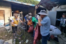 문광면, 장애인가구 환경정화 대작전 실시