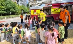 동성유치원, 어린이 재난 대피훈련 실시