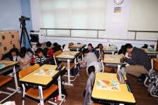 윤건영 교육감, 학생주도 위기상황 대응훈련 학교 사천초 방문